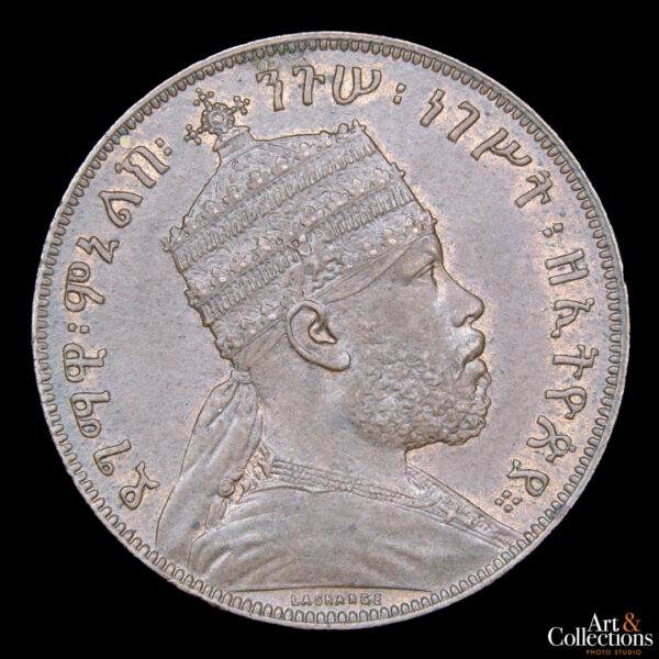 Etiopia 1/100 birr 1889 EE