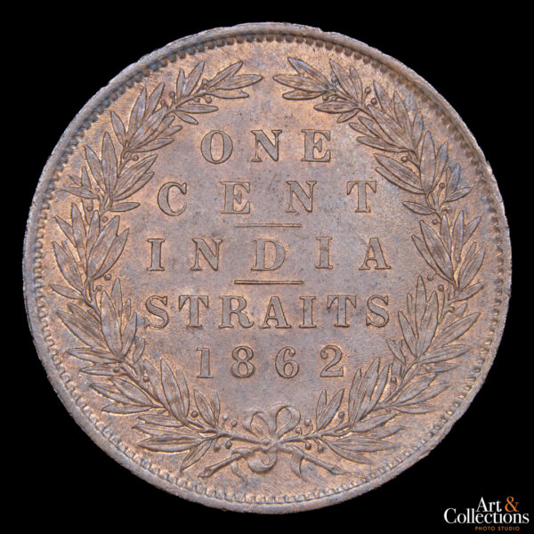 Straits Settlements 1 cent 1862