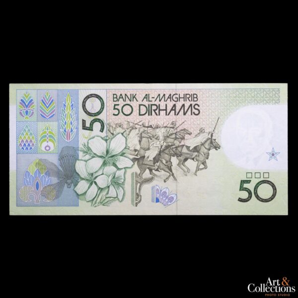 Marruecos 50 dirhams 1987 (AH1407)