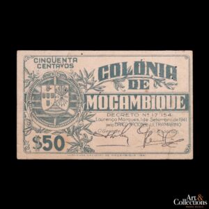 Mozambique (Colonia Portuguesa) 50 centavos 1941 P.80 VF