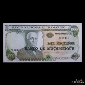 Mozambique 1000 escudos 1976 P.119 Reposicion UNC