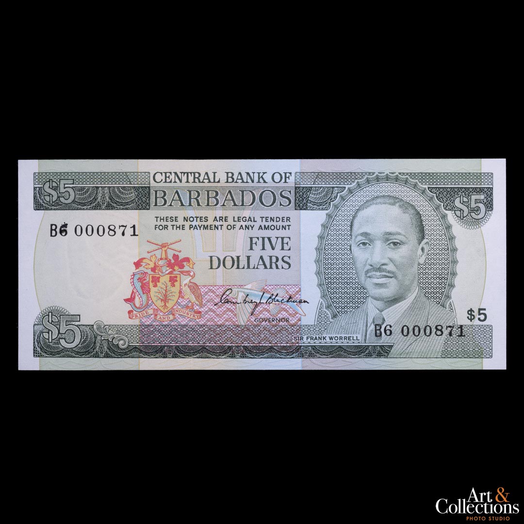 Barbados 5 dolares 1975 (ND)