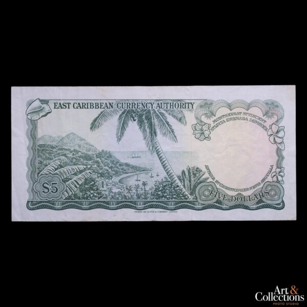 Caribe del Este 5 dolares 1965 (ND)