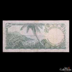 Caribe del Este 5 dolares 1965 (ND)