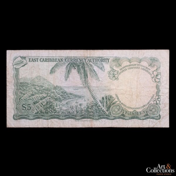 Caribe del Este 5 dolares 1965 (ND) - Imagen 2