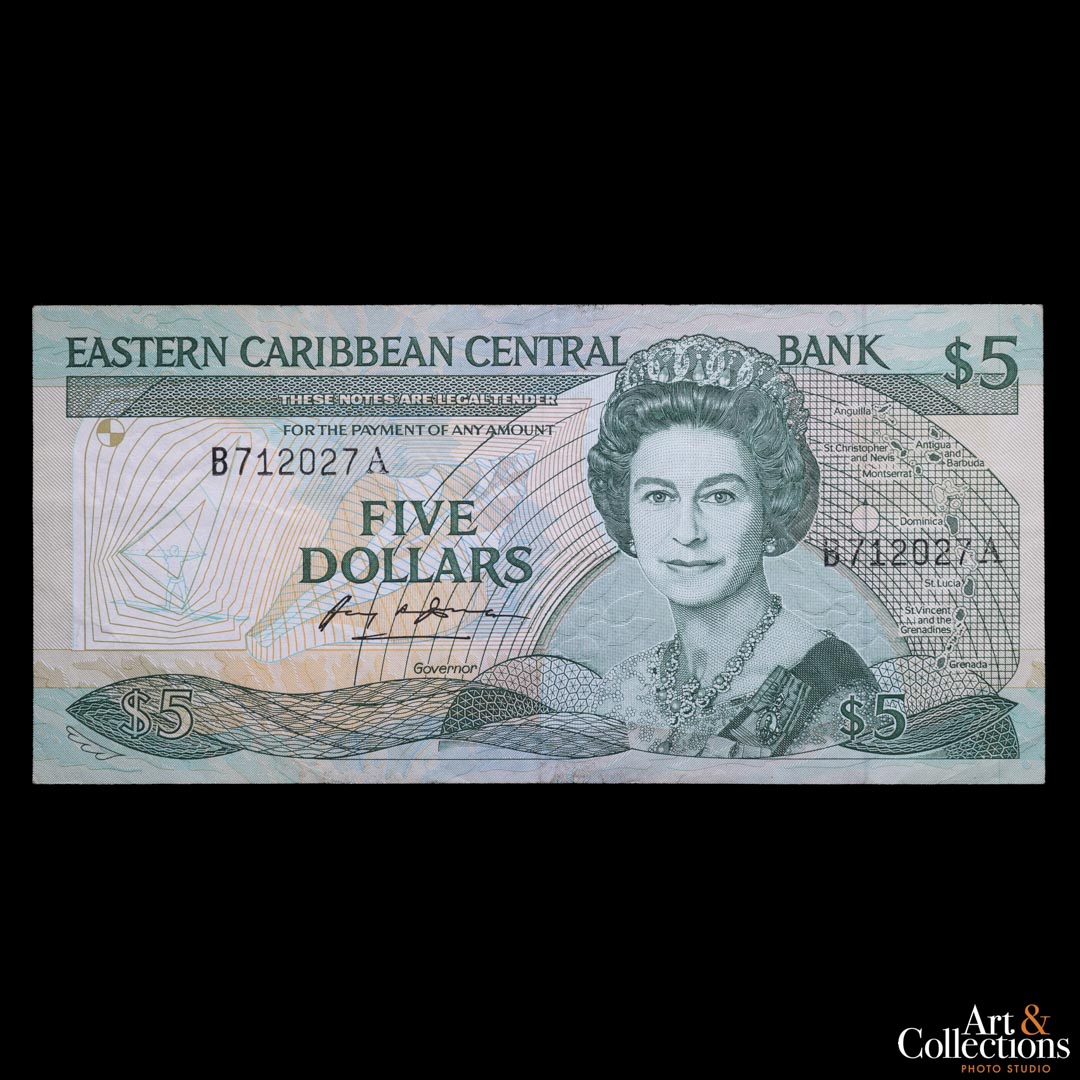 Caribe del Este 5 dolares 1988-1993