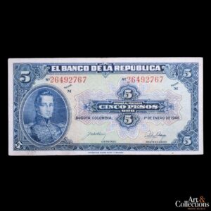 Colombia 5 pesos 1945