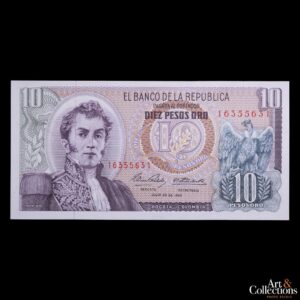 Colombia 10 pesos 1967