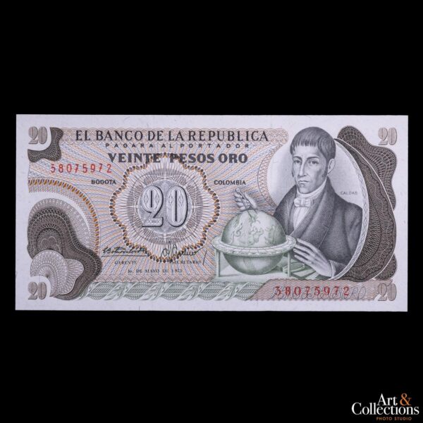 Colombia 20 pesos 1973