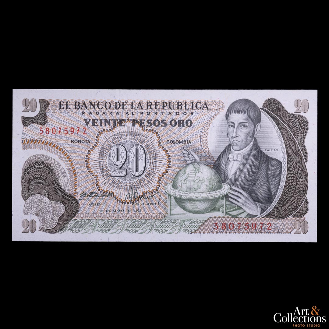 Colombia 20 pesos 1973
