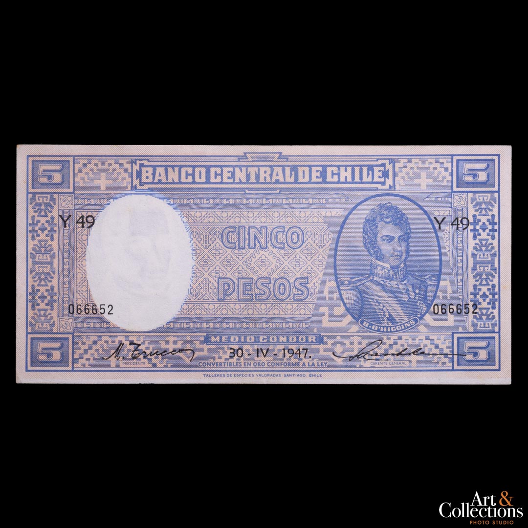 Chile 5 pesos 1944