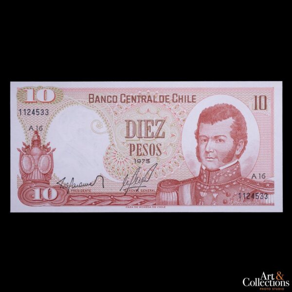 Chile 10 pesos 1975