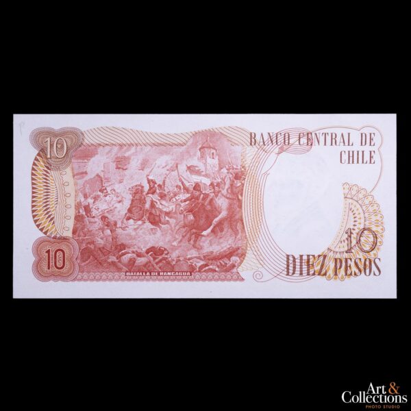 Chile 10 pesos 1975 - Imagen 2