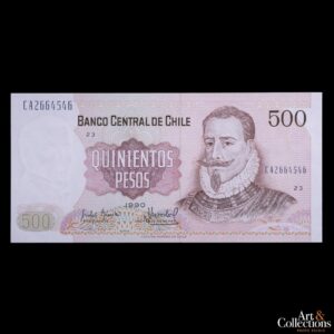 Chile 500 pesos 1990