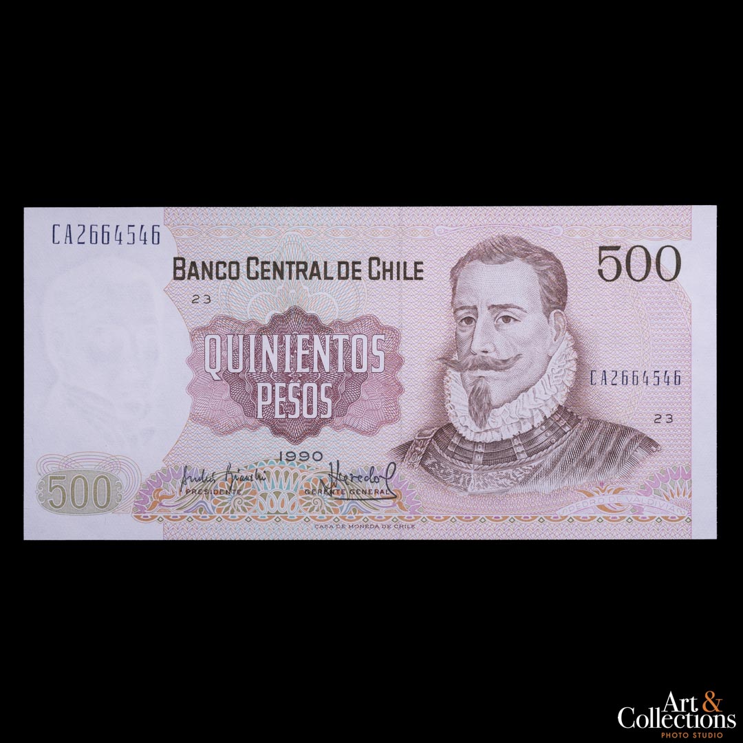 Chile 500 pesos 1990