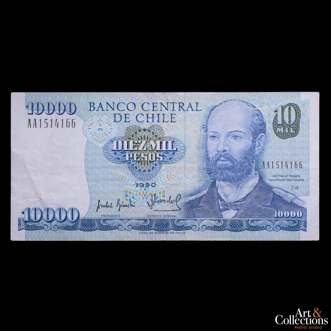 Chile 10.000 pesos 1990