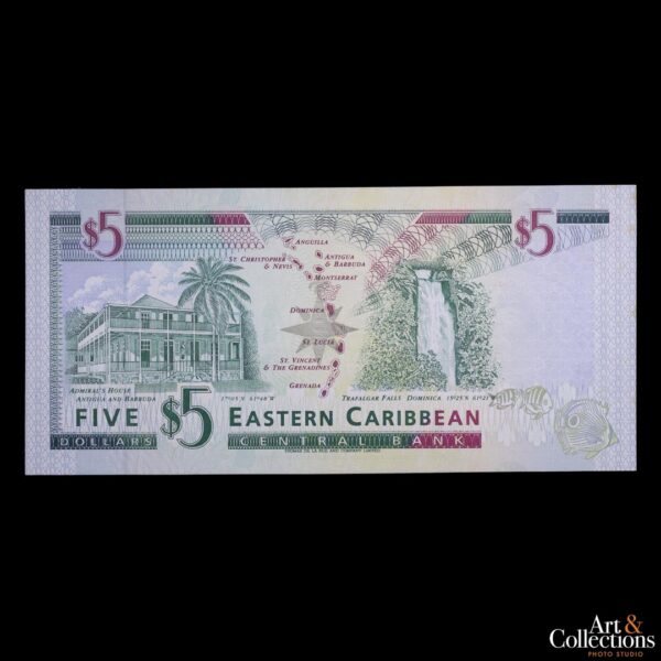 Dominica 5 dollars 1993