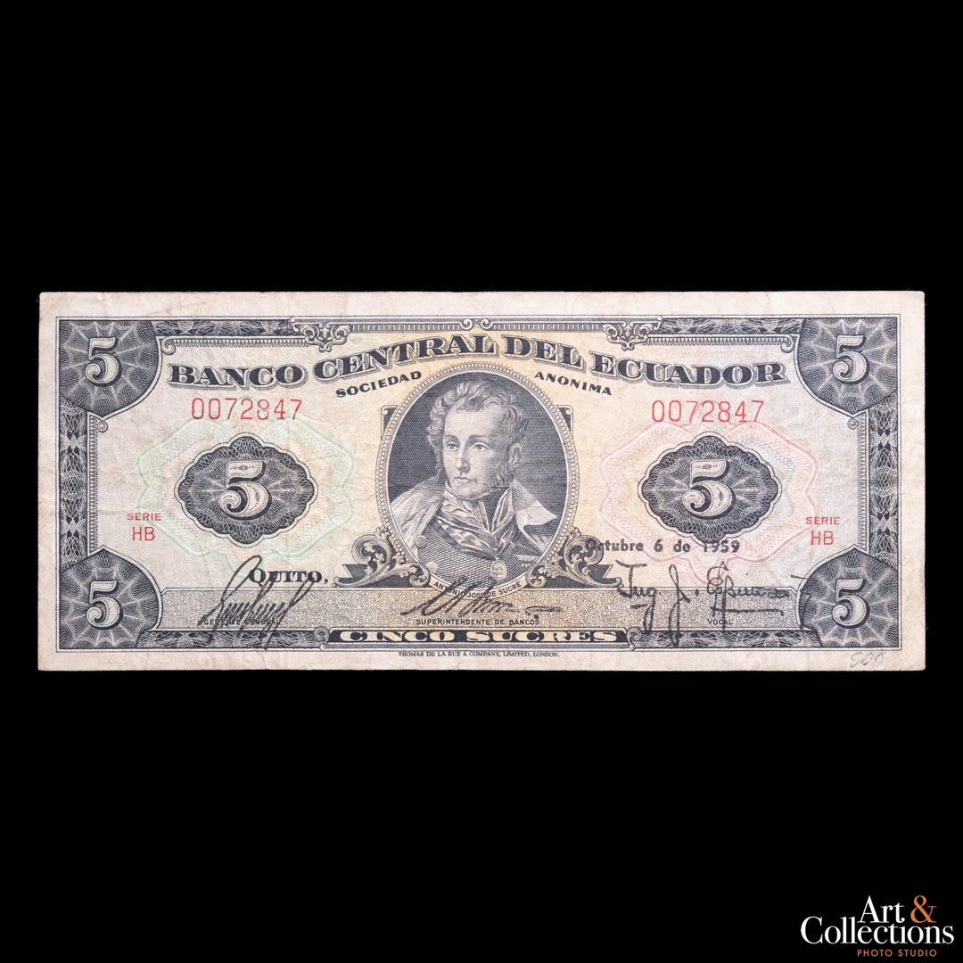 Ecuador 5 sucres 1959