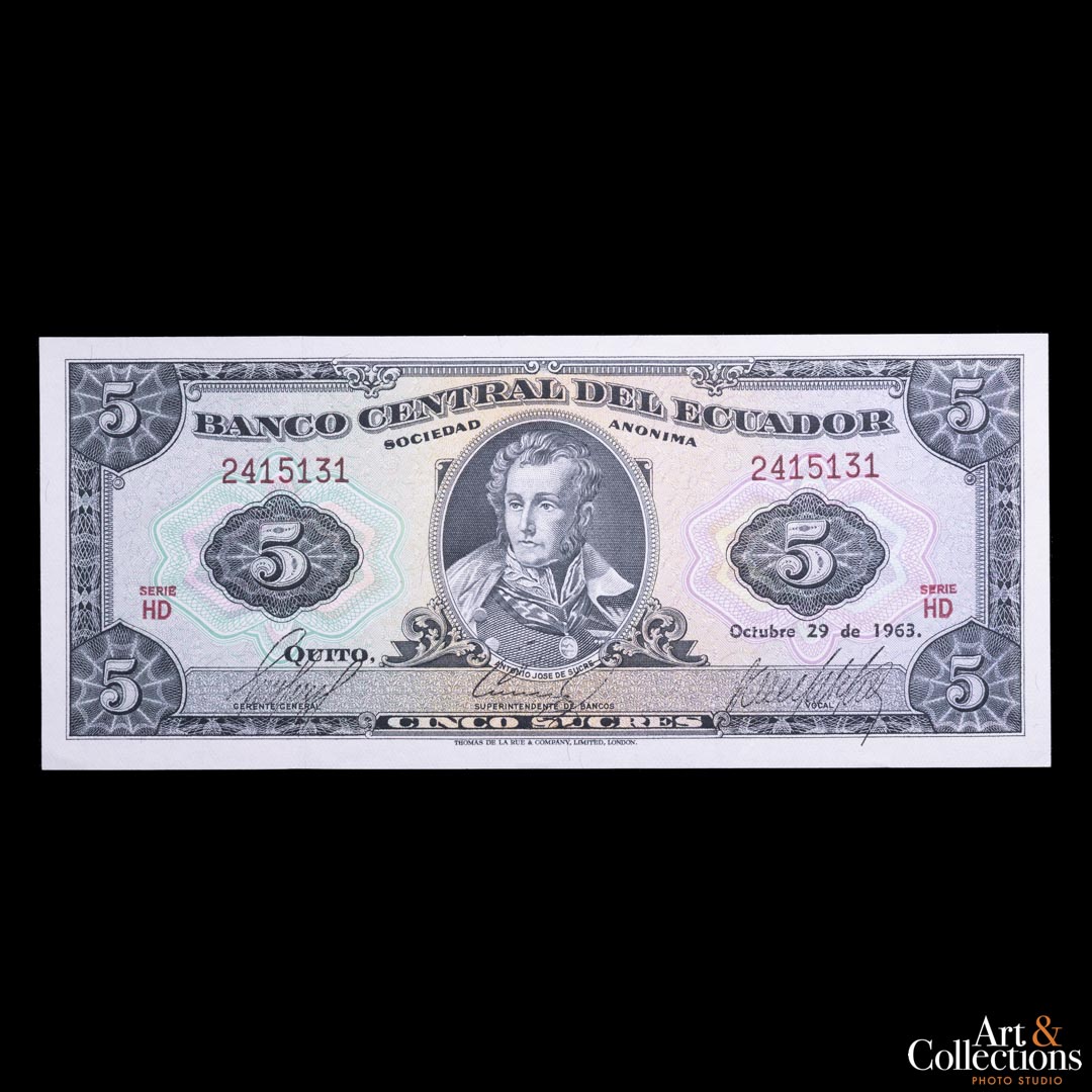 Ecuador 5 sucres 1963