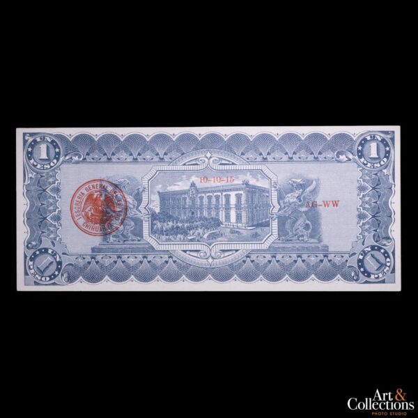 Mexico (Chihuahua) 1 peso 1915 P.S530a UNC - Imagen 2