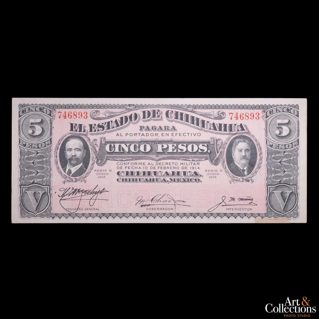 Mexico (Chihuahua) 5 pesos 1915