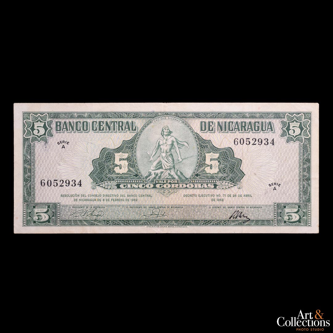 Nicaragua 5 cordobas 1962
