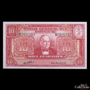 Paraguay 10 guaranies L.1952 P.187c XF+