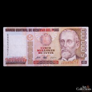 Peru 5.000.000 intis 1990 P.149 VF