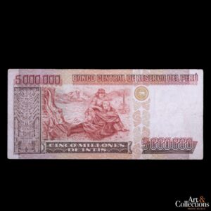 Peru 5.000.000 intis 1990 P.149 VF