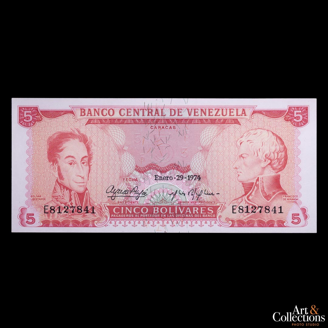 Venezuela 5 bolivares 1974