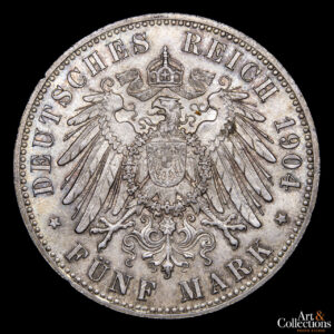 Alemania (Gran Ducado de Heesen-Darmstadt) 5 marcos 1904