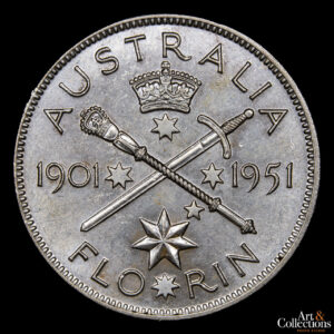 Australia 1 Florin 1951