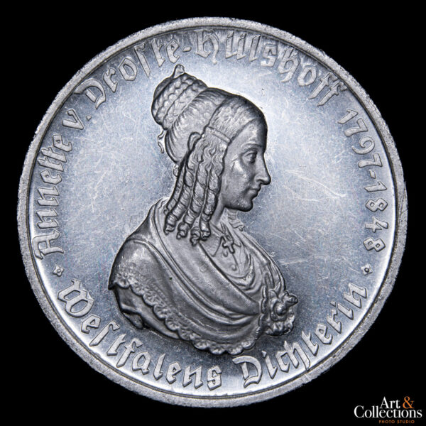 Alemania (Westphalia) 100 Marcos 1923 - Emisión conmemorativa: Annette Vot Droste-Hulshoff - Imagen 2