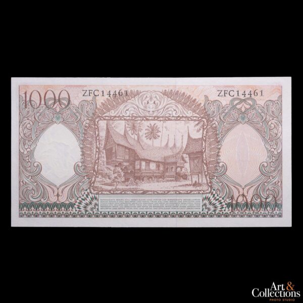 Indonesia 1000 Rupiah 1958 - Imagen 2