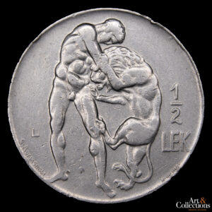 Albania 1/2 Lek 1931 – Reino. Rey Zog I