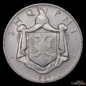 Albania 1/2 Lek 1931 – Reino. Rey Zog I