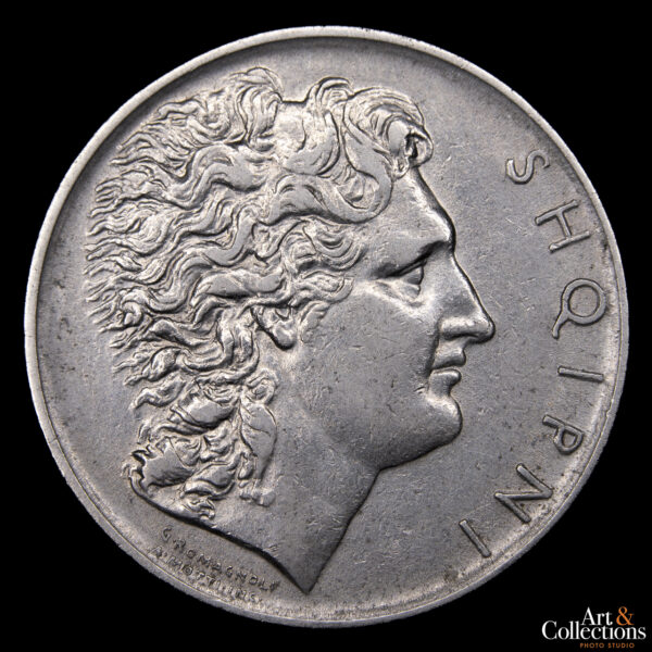 Albania 1 Lek 1930 - Reino. Rey Zog I - Imagen 2