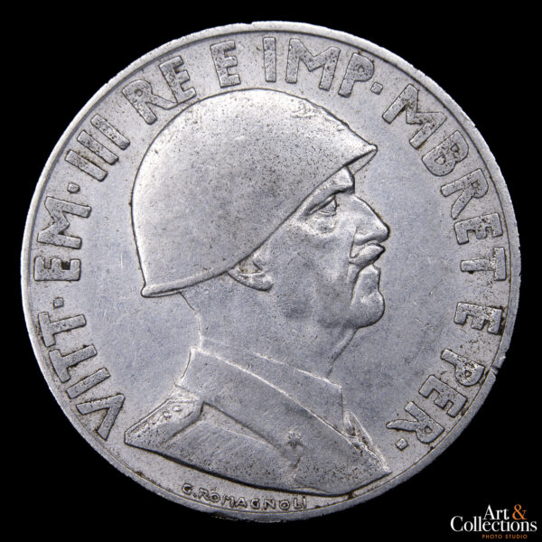 Albania 1 Lek 1939 - Ocupación Italiana. Magnética - Imagen 2