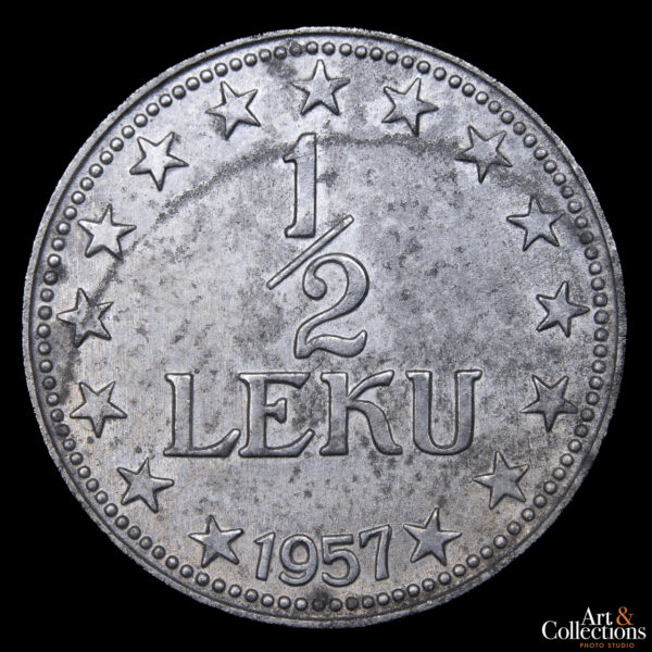 Albania 1/2 Leku 1957