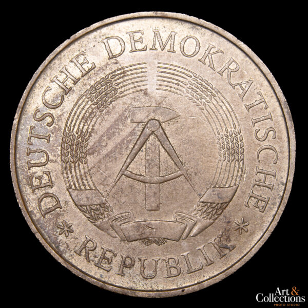 Alemania Democratica 5 Marcos 1969 - 20º Aniversario del DDR - Imagen 2