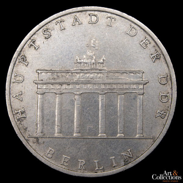 Alemania Democratica 5 Marcos 1971 A - Puerta de Brandeburgo