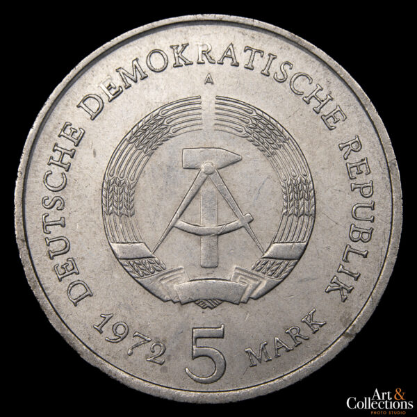 Alemania Democratica 5 Marcos 1972 A - Ciudad de Meissen - Imagen 2