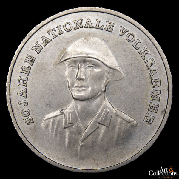 Alemania Democrática 10 Marcos 1976 A - 20º Aniversario-Ejército Nacional Popular