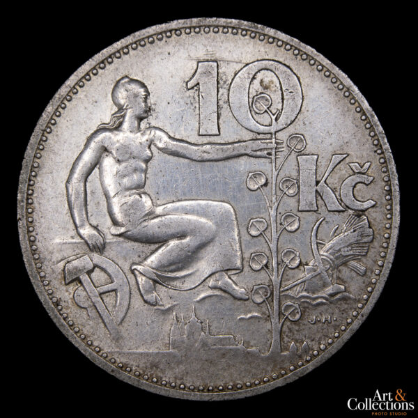 Checoslovaquia 10 Korun 1932 - Imagen 2