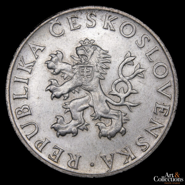 Checoslovaquia 10 Korun 1955 - 10º Aniversario de la Liberación de Alemania - Imagen 2
