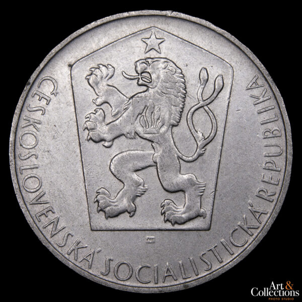 Checoslovaquia 10 Korun 1964 - 20º Aniversario del Levantamiento Eslovaco - Imagen 2