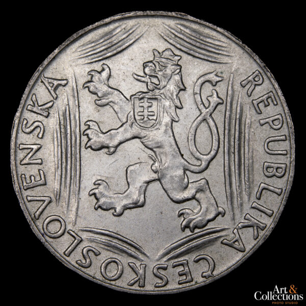 Checoslovaquia 100 Korun 1948 - 30º Aniversario de la Independencia - Imagen 2
