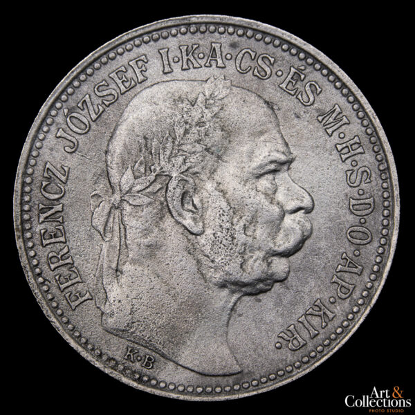 Hungria 1 Corona 1915 KB - Emperador Francisco José I - Imagen 2
