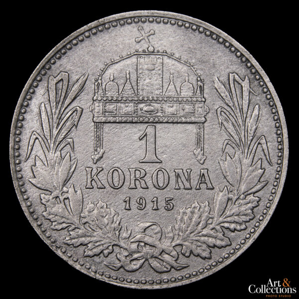 Hungria 1 Corona 1915 KB - Emperador Francisco José I