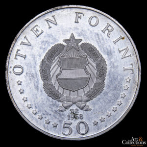 Hungría 50 Forint 1968 – 150º Aniversario del Nacimiento de Ignác Semmelweis